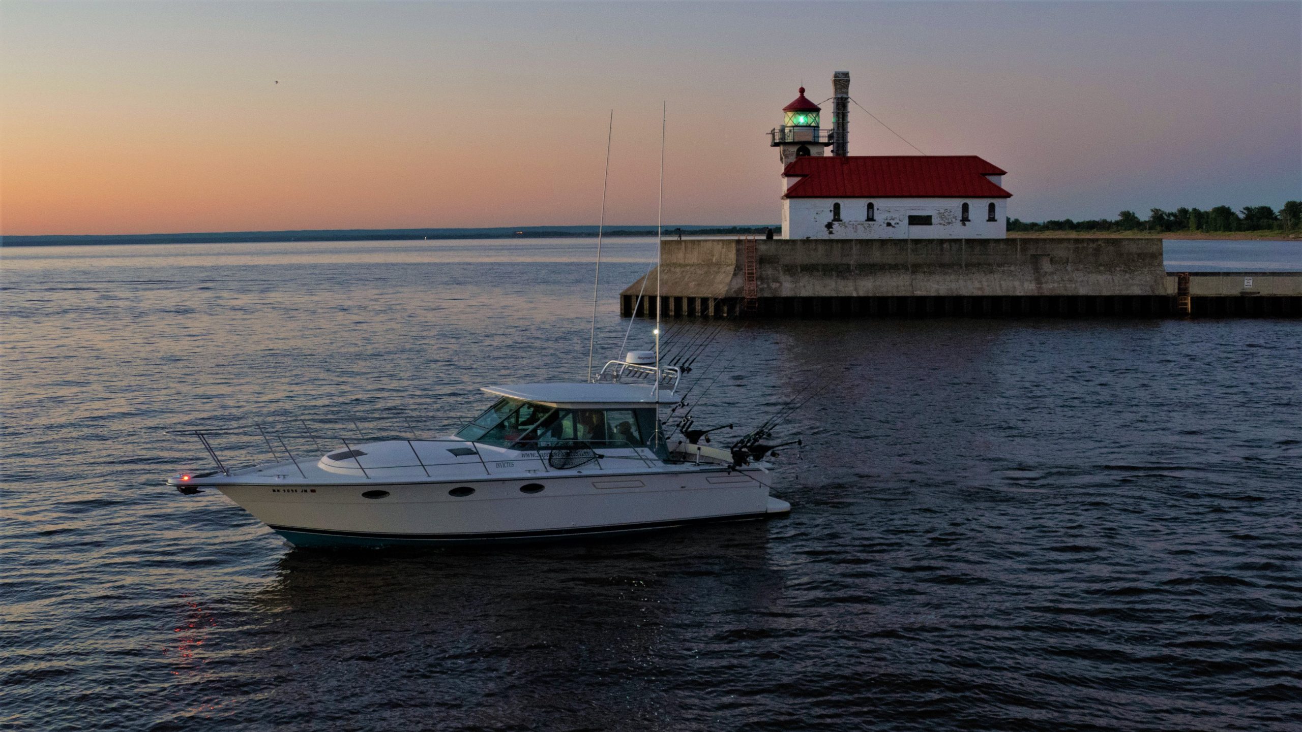 Lake Superior Charter Fishing Boats Duluth charter boats Hooker